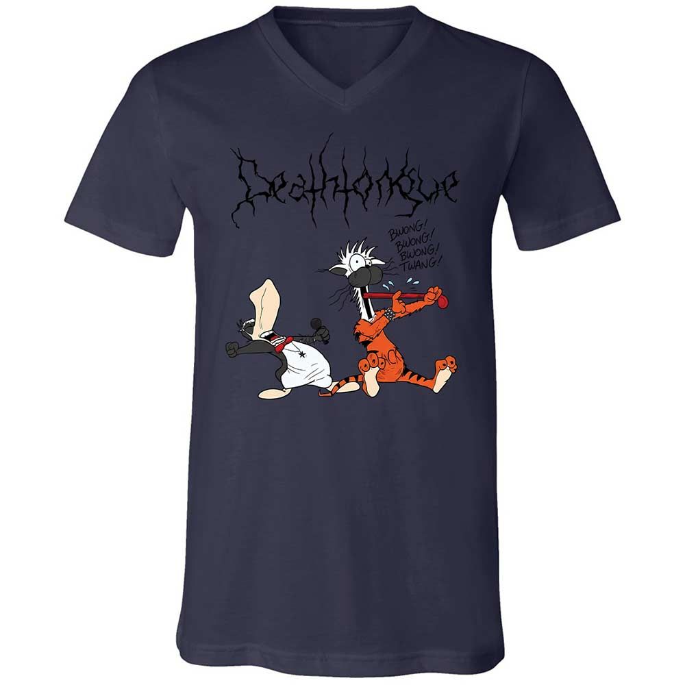 Unisex V-Neck T-Shirt - BV5STU4C - Navy - 12
