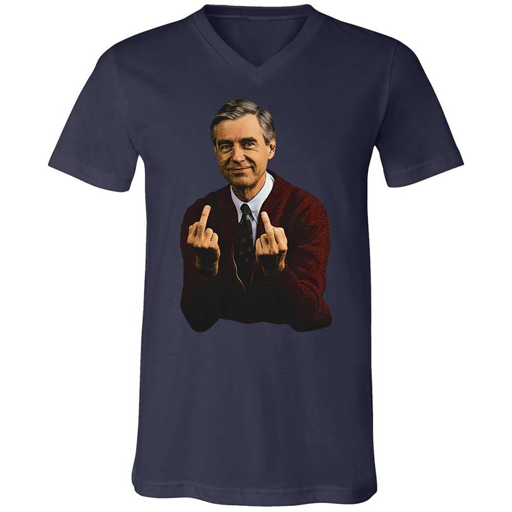 Unisex V-Neck T-Shirt - G3HW4X8U - Navy - 12