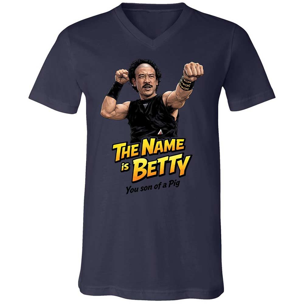 Unisex V-Neck T-Shirt - FEF82XHY - Navy - 12