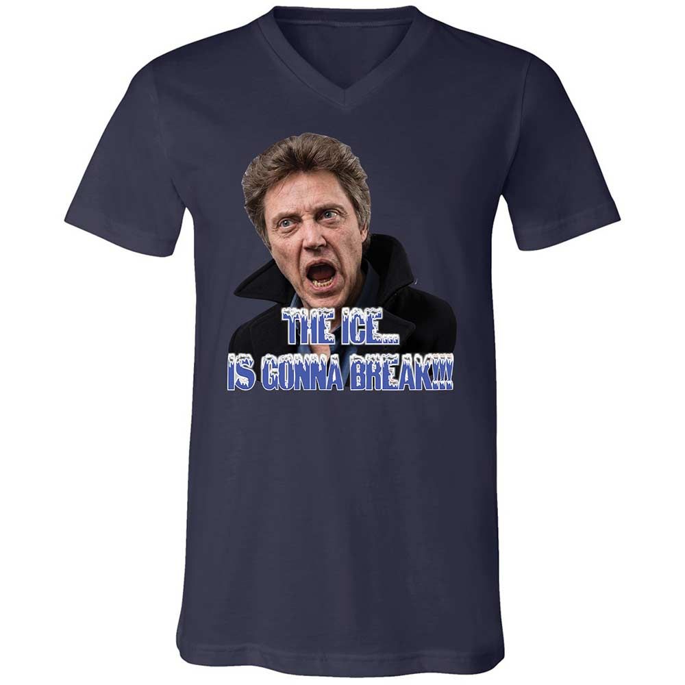 Unisex V-Neck T-Shirt - VJ2UJB69 - Navy - 12
