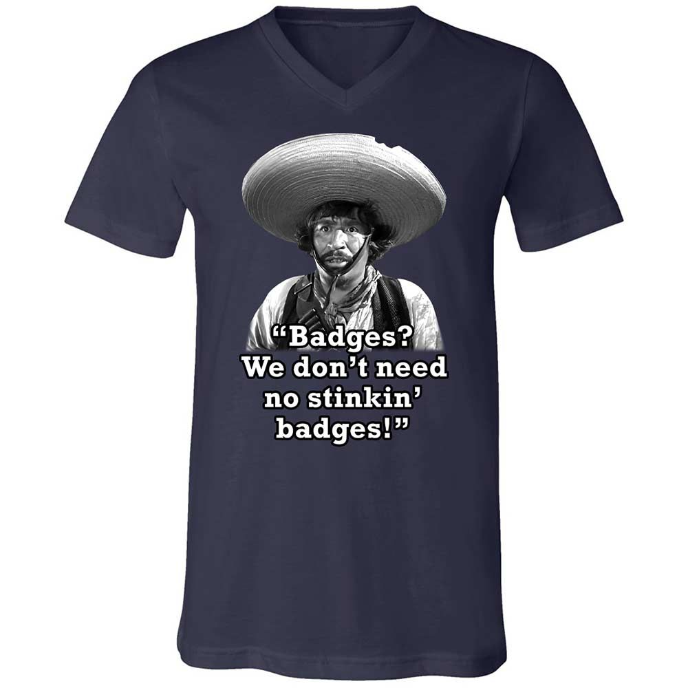 We don't need no stinkin' badges - Navy - 12
