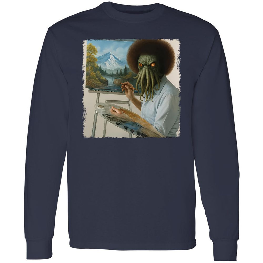 Long Sleeve T-Shirt - WJ2Q7HXE - Navy - 12