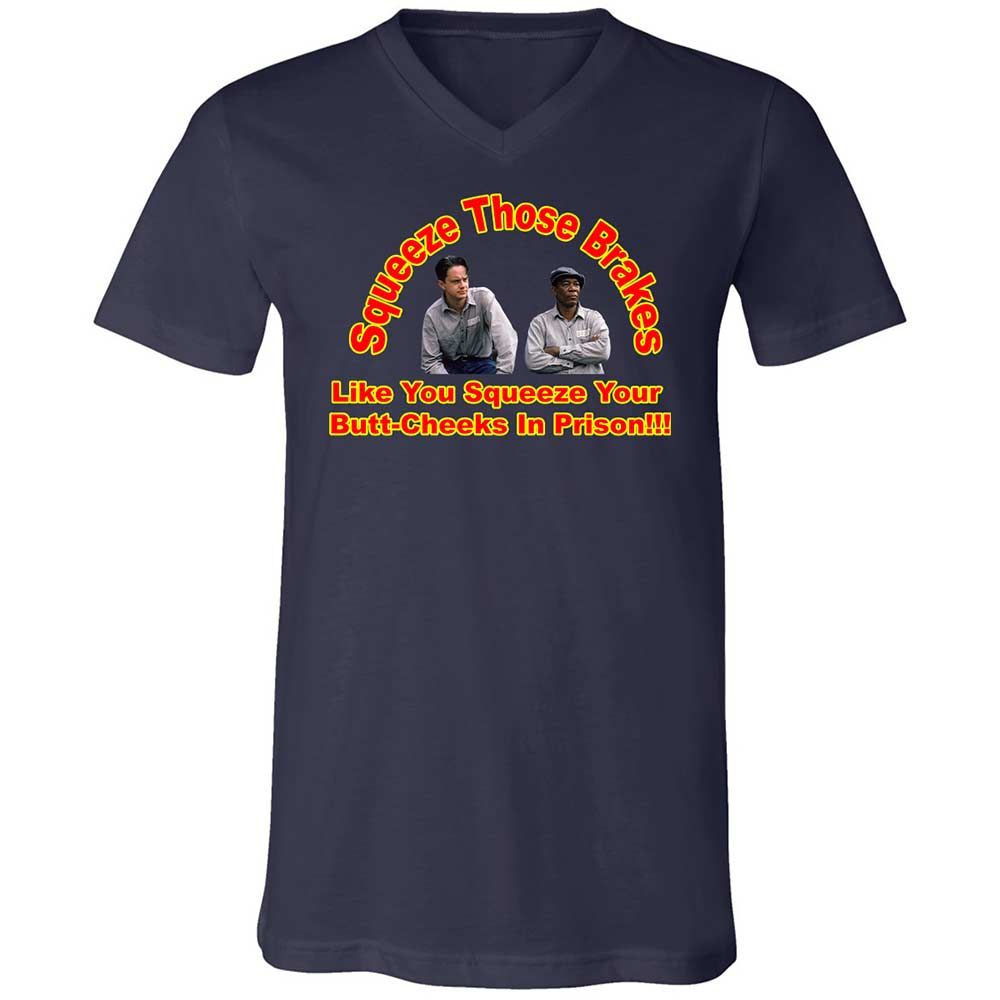 Unisex V-Neck T-Shirt - VT98WLFR - Navy - 12
