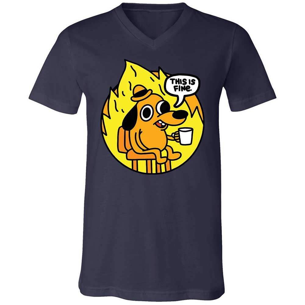 This is Fine - Navy - 12