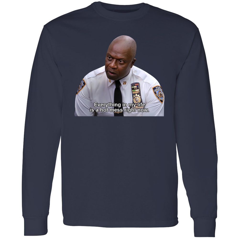 Long Sleeve T-Shirt - 24RYH3TY - Navy - 12