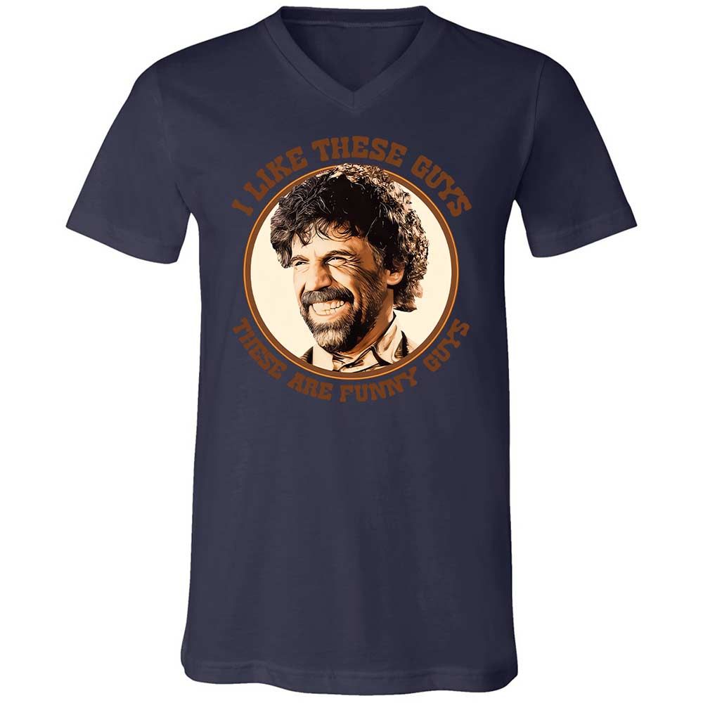 Unisex V-Neck T-Shirt - 9W21RDVR - Navy - 12