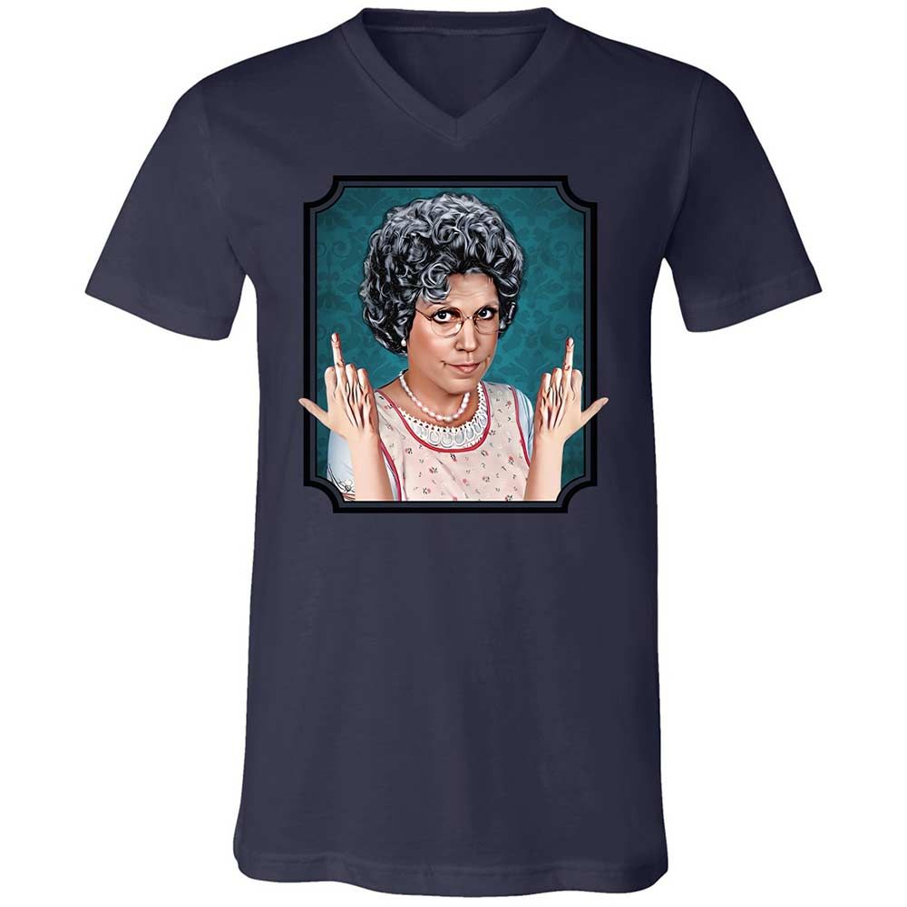 Unisex V-Neck T-Shirt - 16XTM261 - Navy - 12