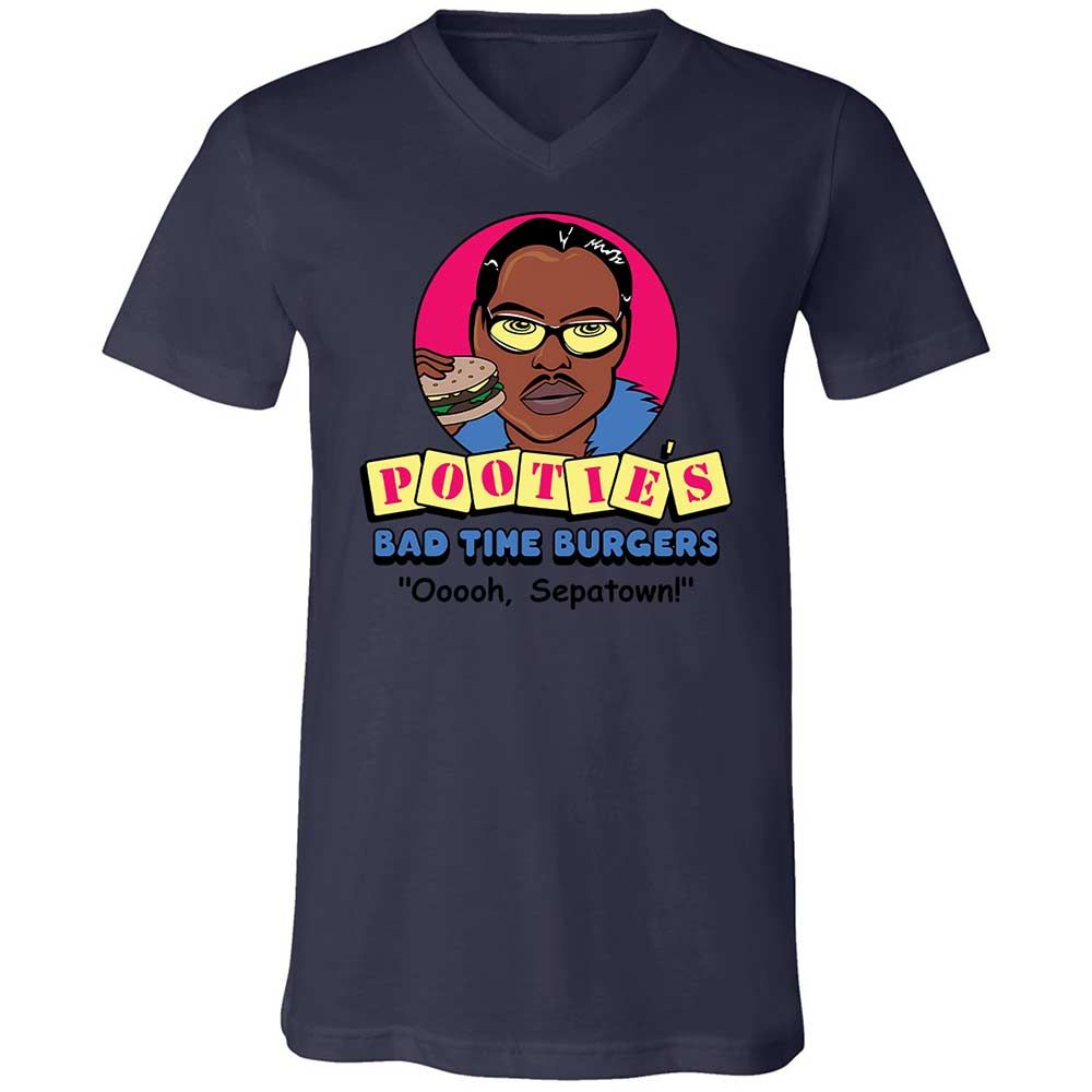 Pootie's Bad Time Burgers - Navy - 12