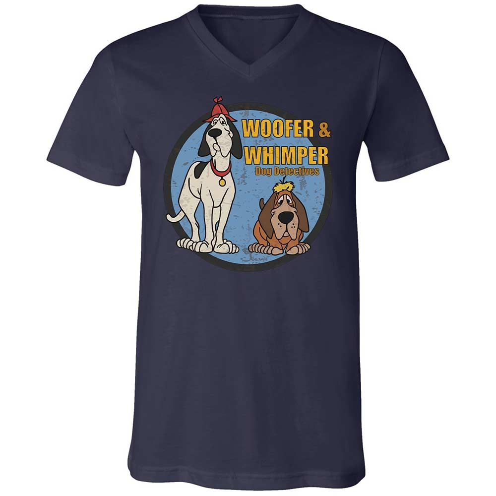 Unisex V-Neck T-Shirt - 46HHCJAX - Navy - 12