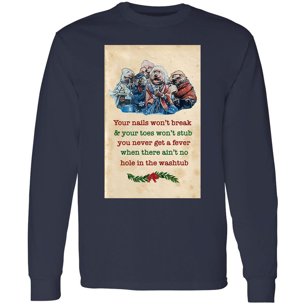 Long Sleeve T-Shirt - NBPDHWVD - Navy - 12