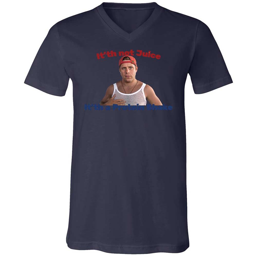 Unisex V-Neck T-Shirt - SH4TAFSV - Navy - 12