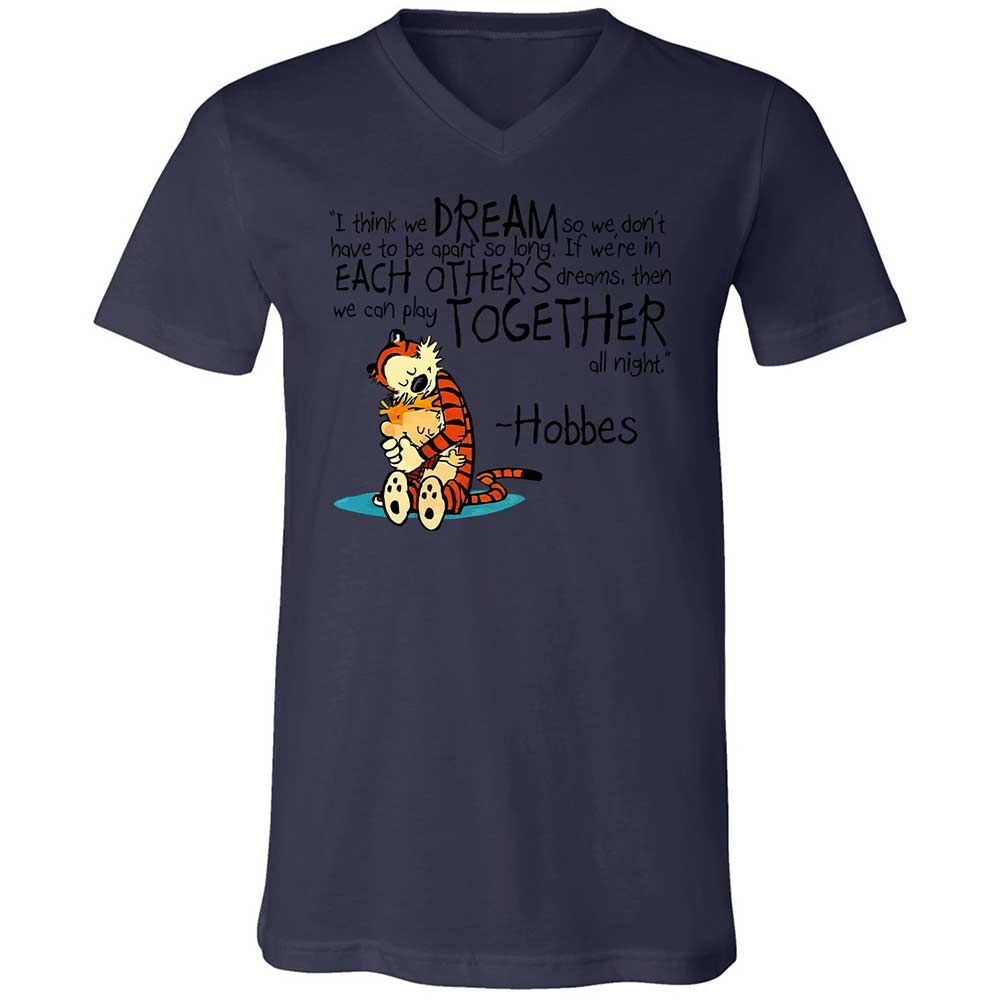 Calvin Hobbes Dreams - Navy - 12