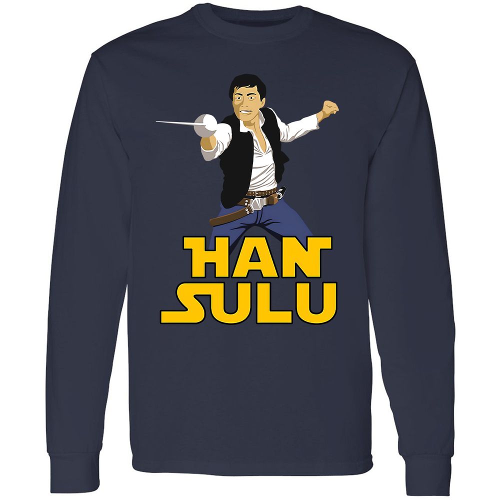 Long Sleeve T-Shirt - DHPG3BJY - Navy - 12