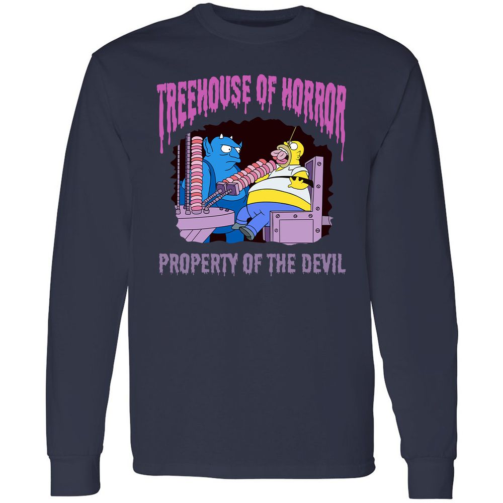Long Sleeve T-Shirt - VBTU6J8V - Navy - 12