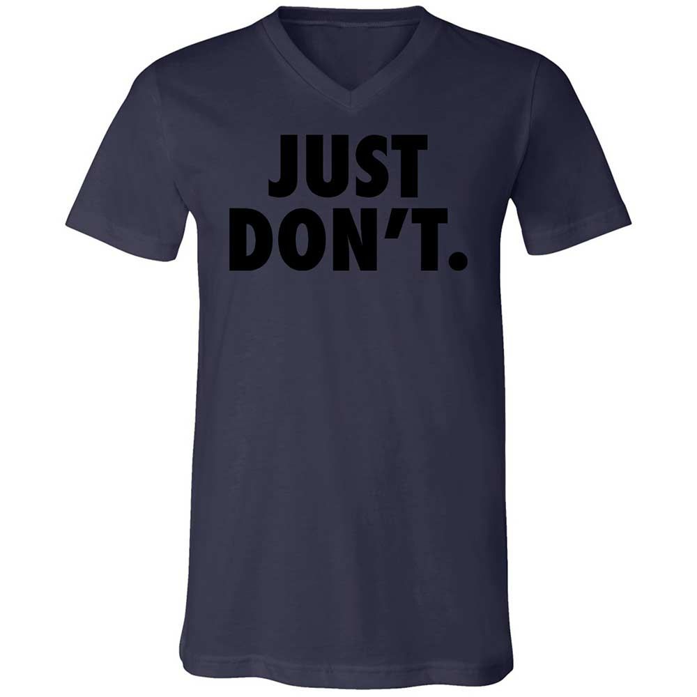 Just Don't. - Navy - 12
