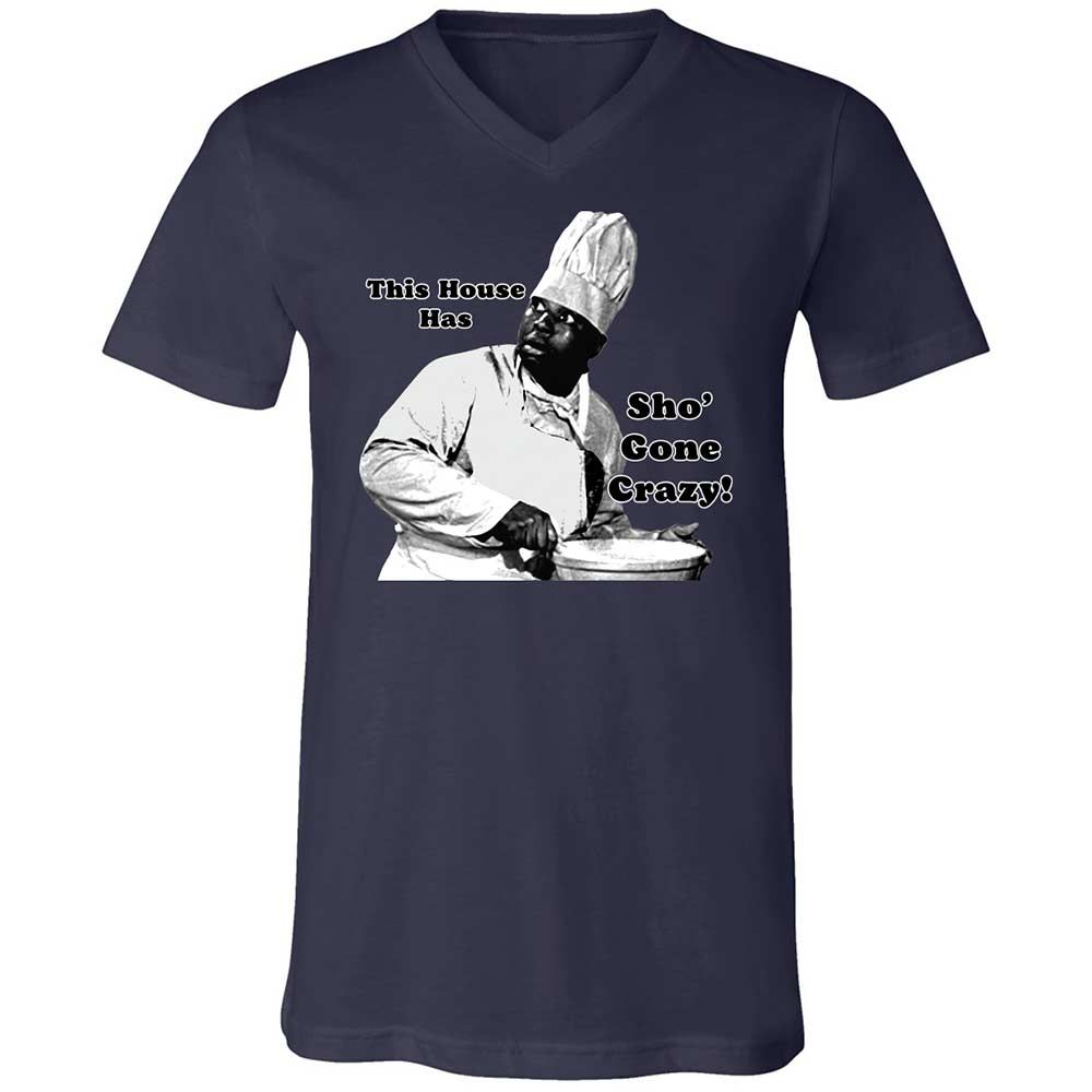 Unisex V-Neck T-Shirt - D2QFEQRA - Navy - 12