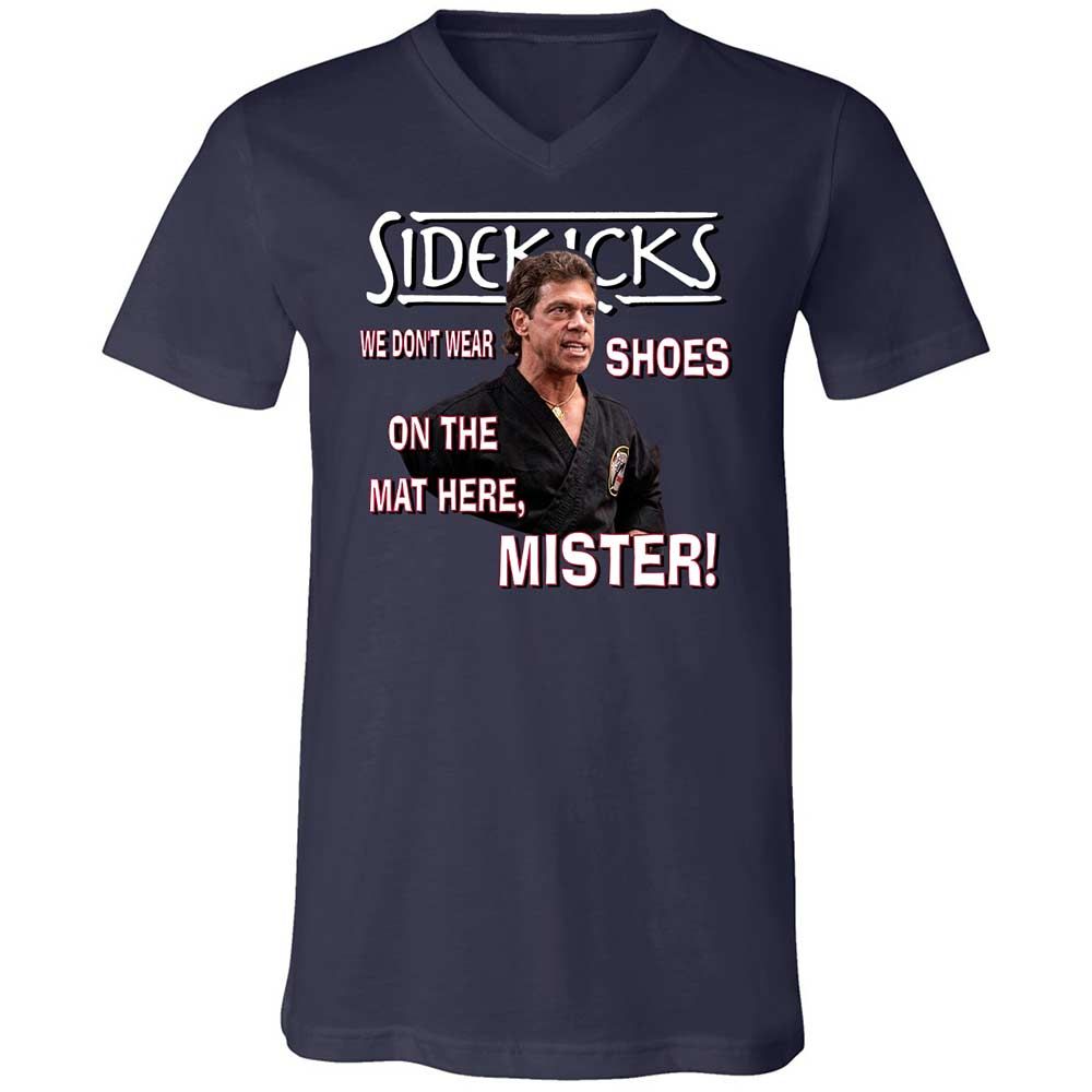 Unisex V-Neck T-Shirt - 8FS5PCCK - Navy - 12