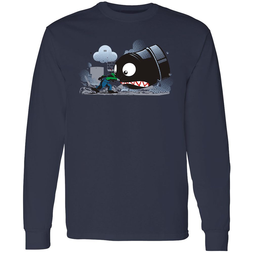 Long Sleeve T-Shirt - 9VVQ4JHY - Navy - 12