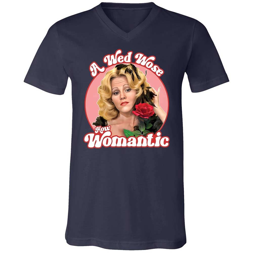Unisex V-Neck T-Shirt - G4YD5EPZ - Navy - 12
