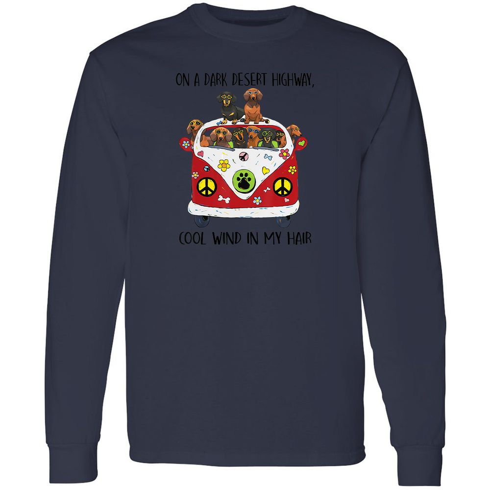 Long Sleeve T-Shirt - YHVC1FNU - Navy - 12