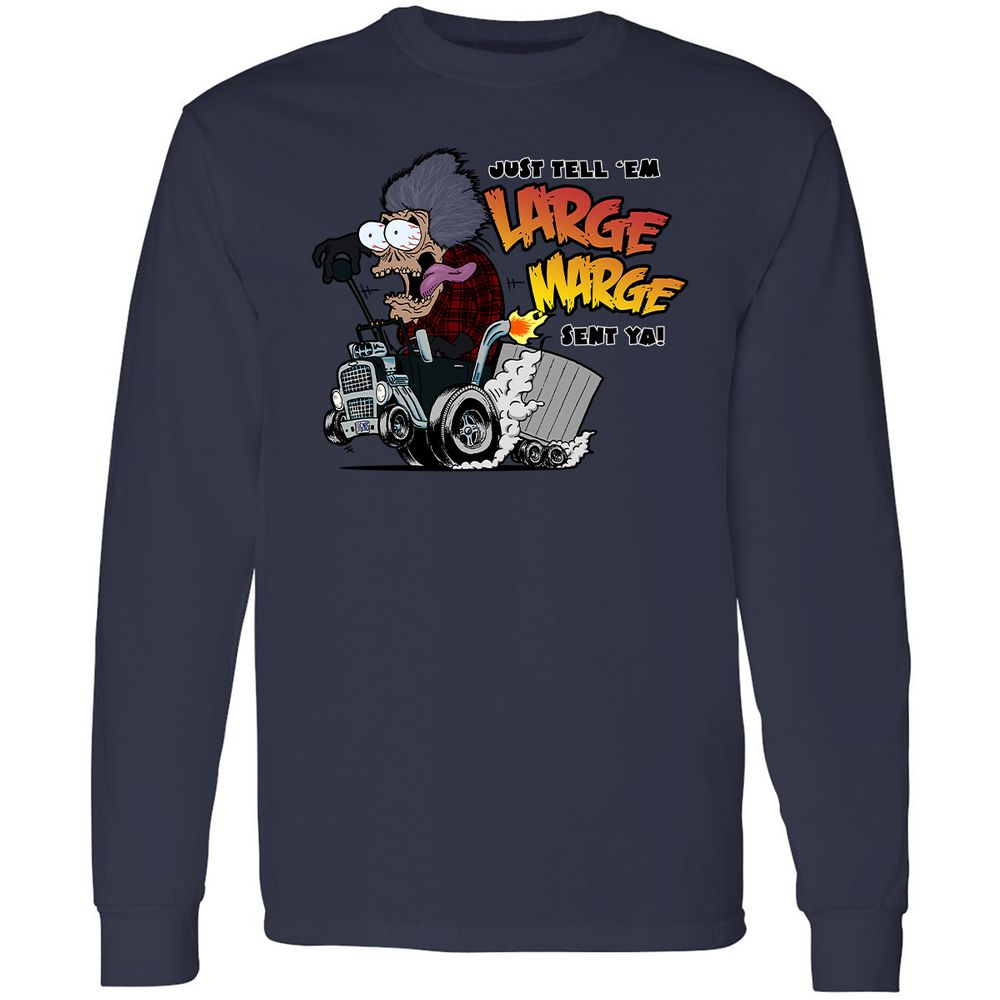 Long Sleeve T-Shirt - 6ESRHJCR - Navy - 12