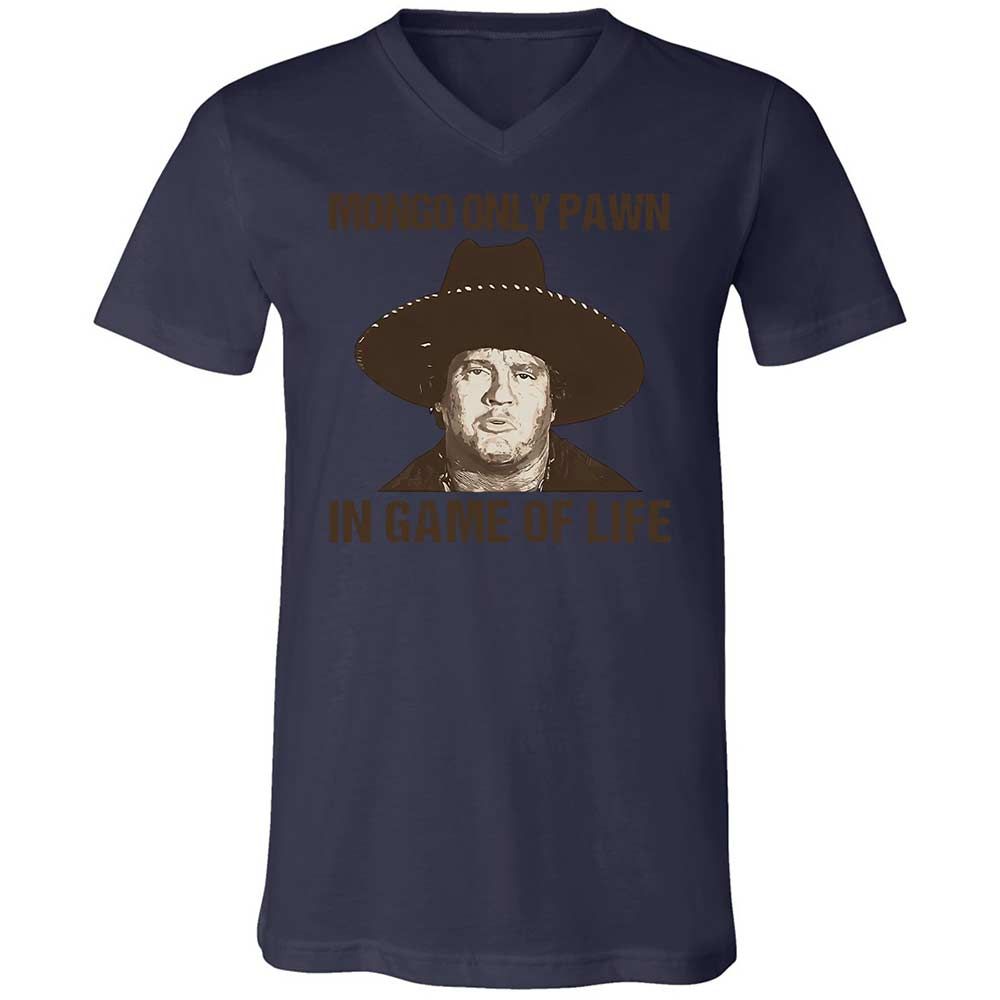 Unisex V-Neck T-Shirt - 4VXKVZV9 - Navy - 12