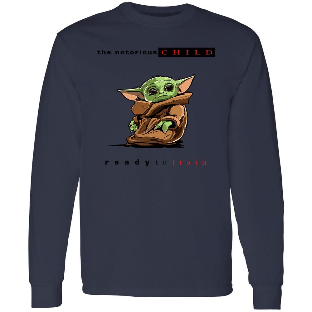 Long Sleeve T-Shirt - WJ7QTNNC - Navy - 12
