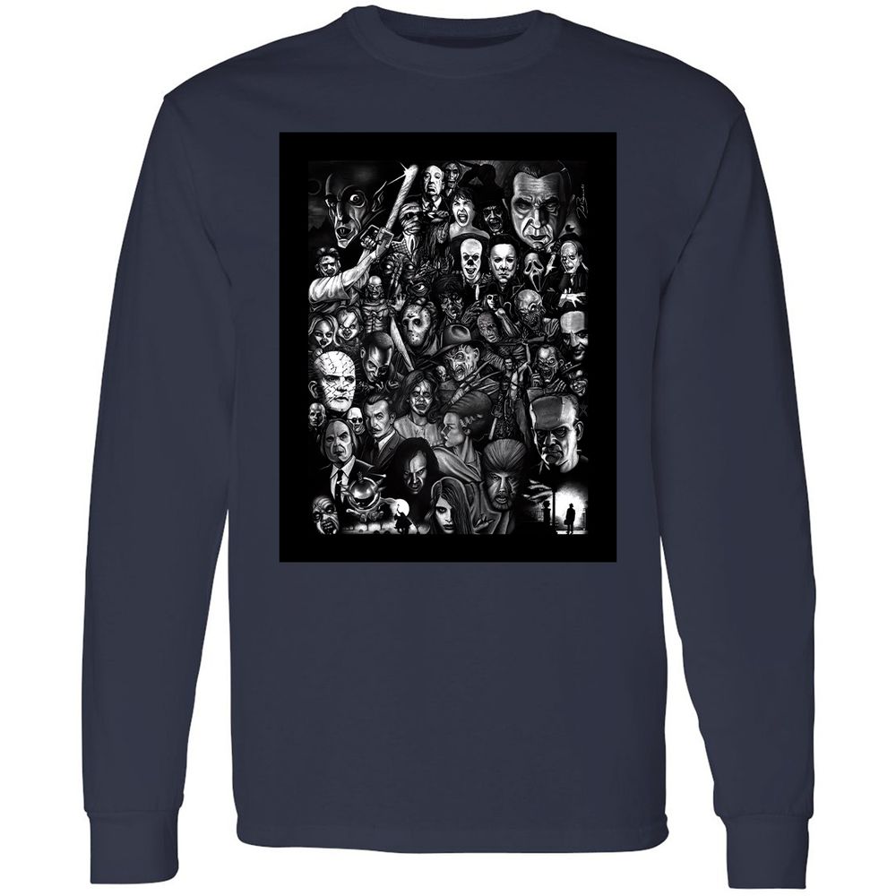 Long Sleeve T-Shirt - HPSJUGFW - Navy - 12