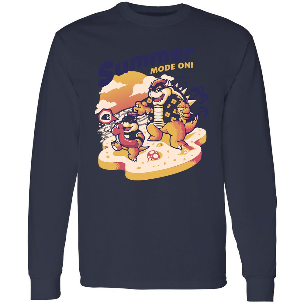 Long Sleeve T-Shirt - 9S1F77SF - Navy - 12