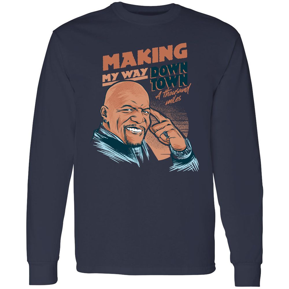 Long Sleeve T-Shirt - 5VGPGMVE - Navy - 12