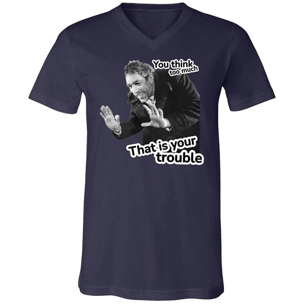 Unisex V-Neck T-Shirt - TC24ENTR - Navy - 12