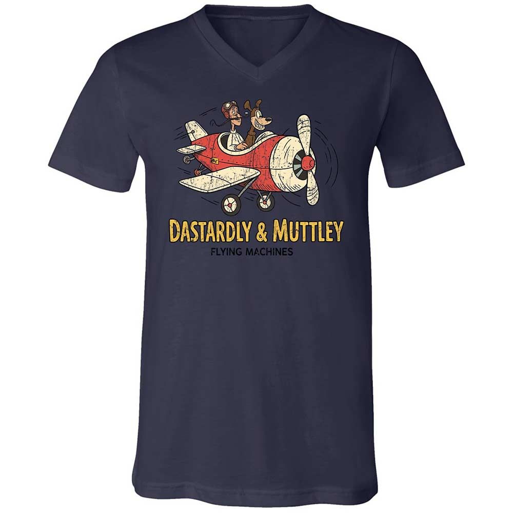 Unisex V-Neck T-Shirt - TFMP1BJZ - Navy - 12
