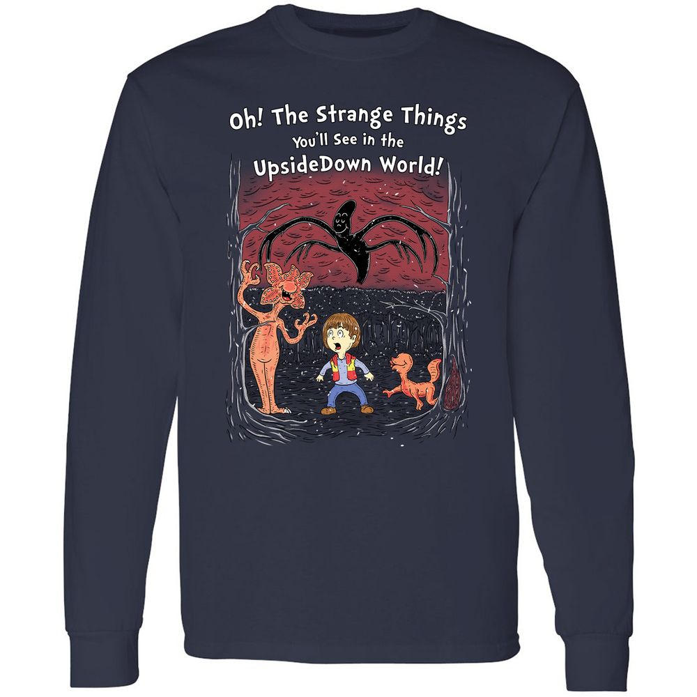 Long Sleeve T-Shirt - 12F7M7AJ - Navy - 12