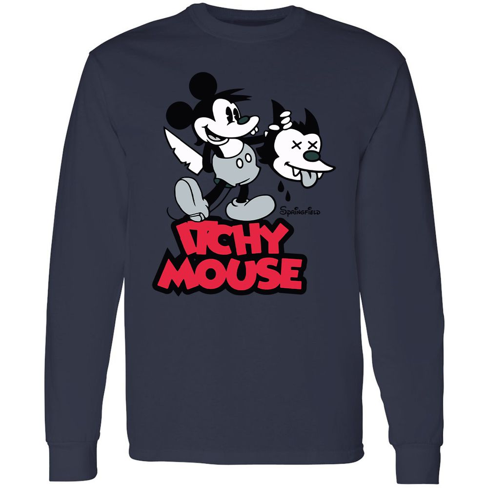 Long Sleeve T-Shirt - SEZ6XQBT - Navy - 12