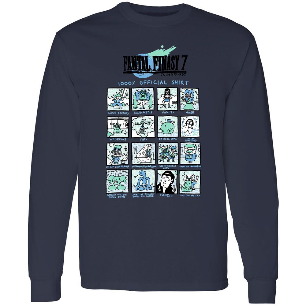 Long Sleeve T-Shirt - PEMHH2B4 - Navy - 12