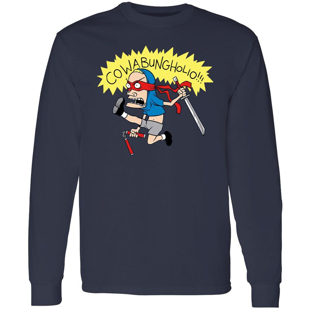 Long Sleeve T-Shirt - B65DHVKK - Navy - 12