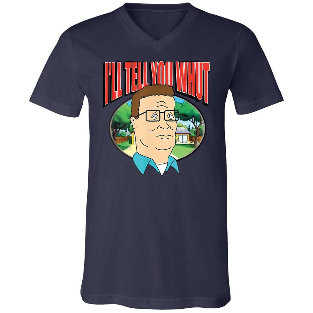 Unisex V-Neck T-Shirt - RHL3F2ME - Navy - 12