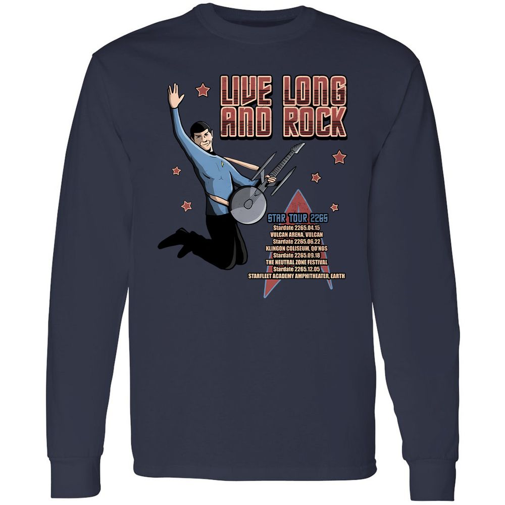 Long Sleeve T-Shirt - FLGH4G91 - Navy - 12