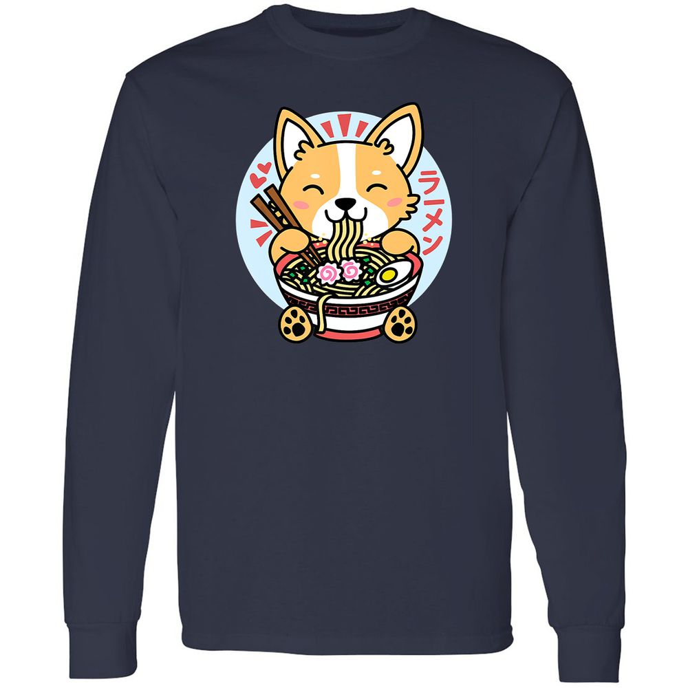 Long Sleeve T-Shirt - 3T7GFJZ7 - Navy - 12