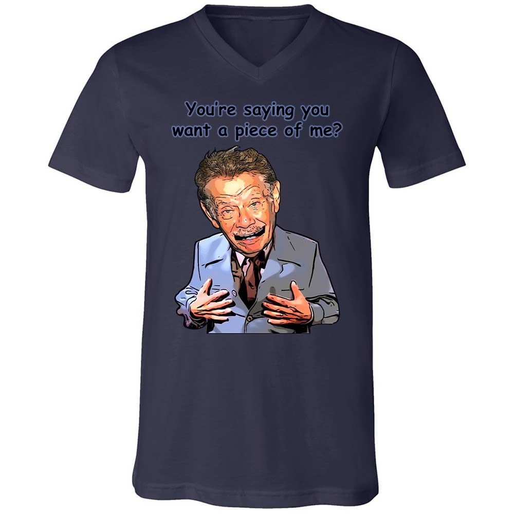 Unisex V-Neck T-Shirt - GJCS6YDY - Navy - 12