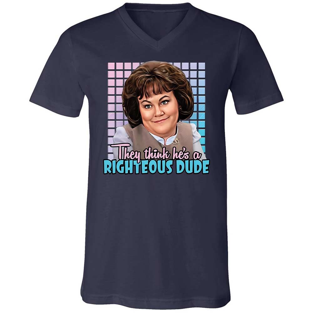 Unisex V-Neck T-Shirt - DX53F49G - Navy - 12