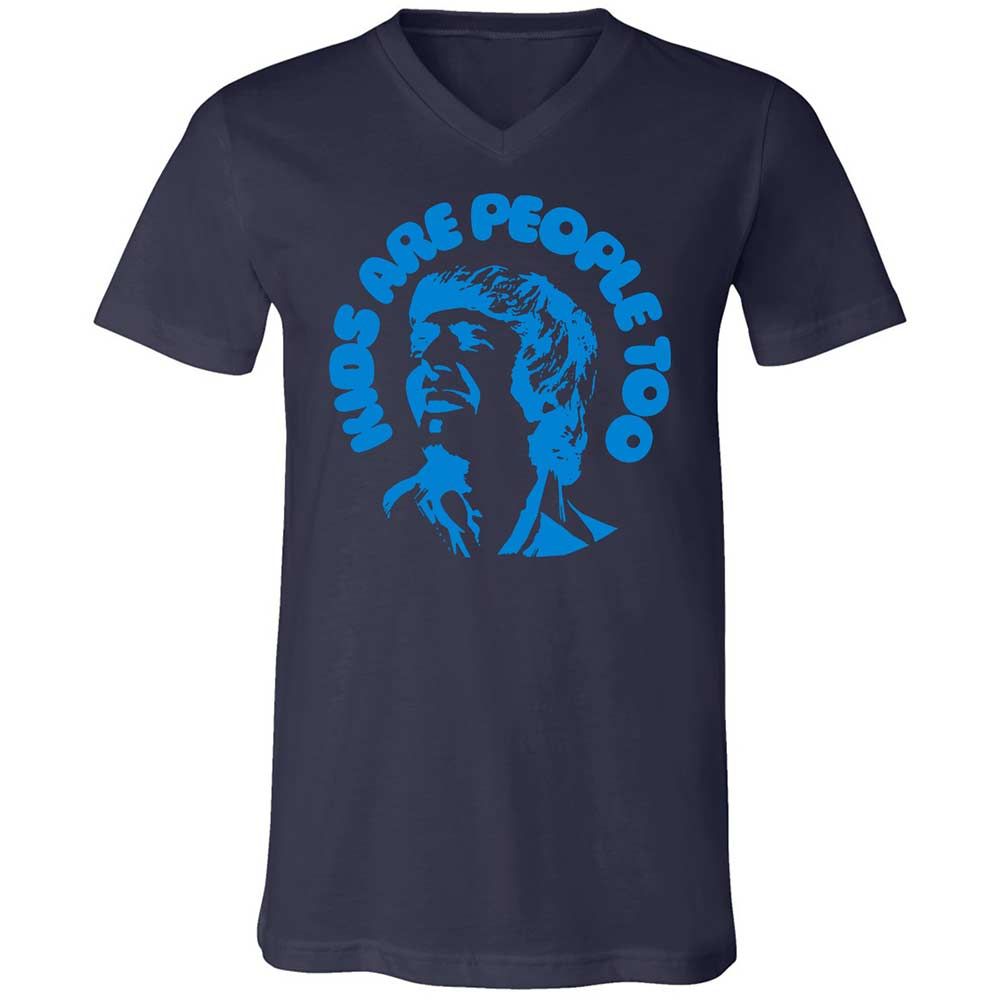 Unisex V-Neck T-Shirt - GEME3SJ5 - Navy - 12