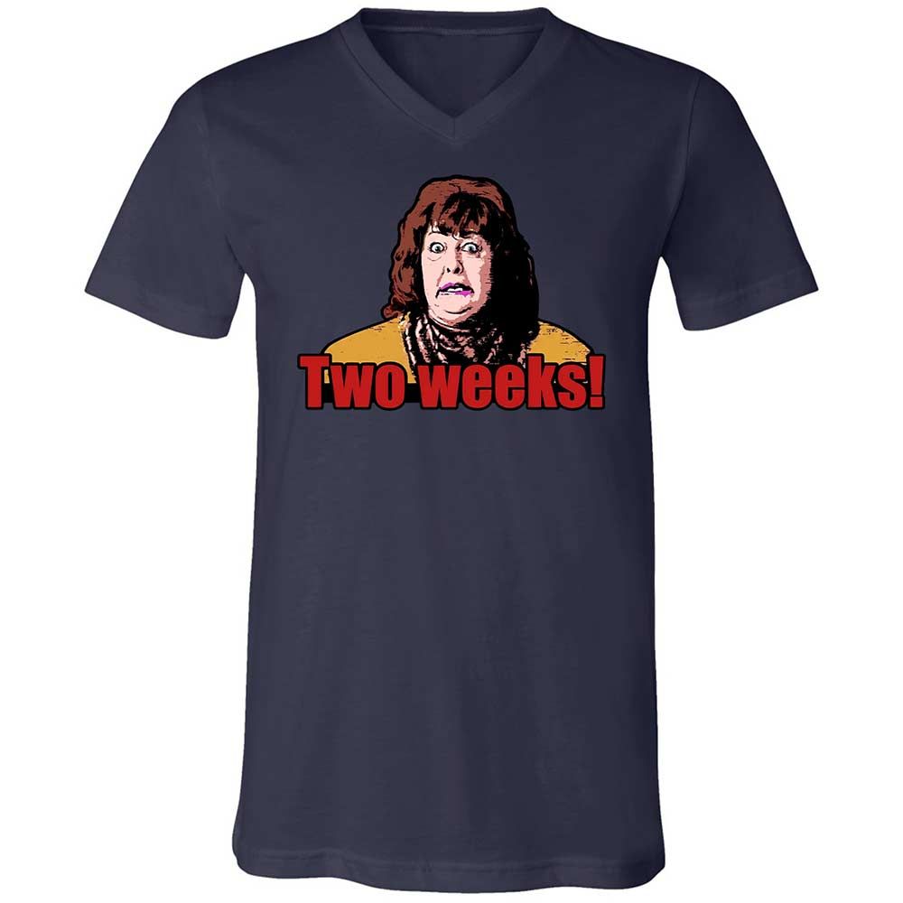 Unisex V-Neck T-Shirt - H9M9T2TE - Navy - 12