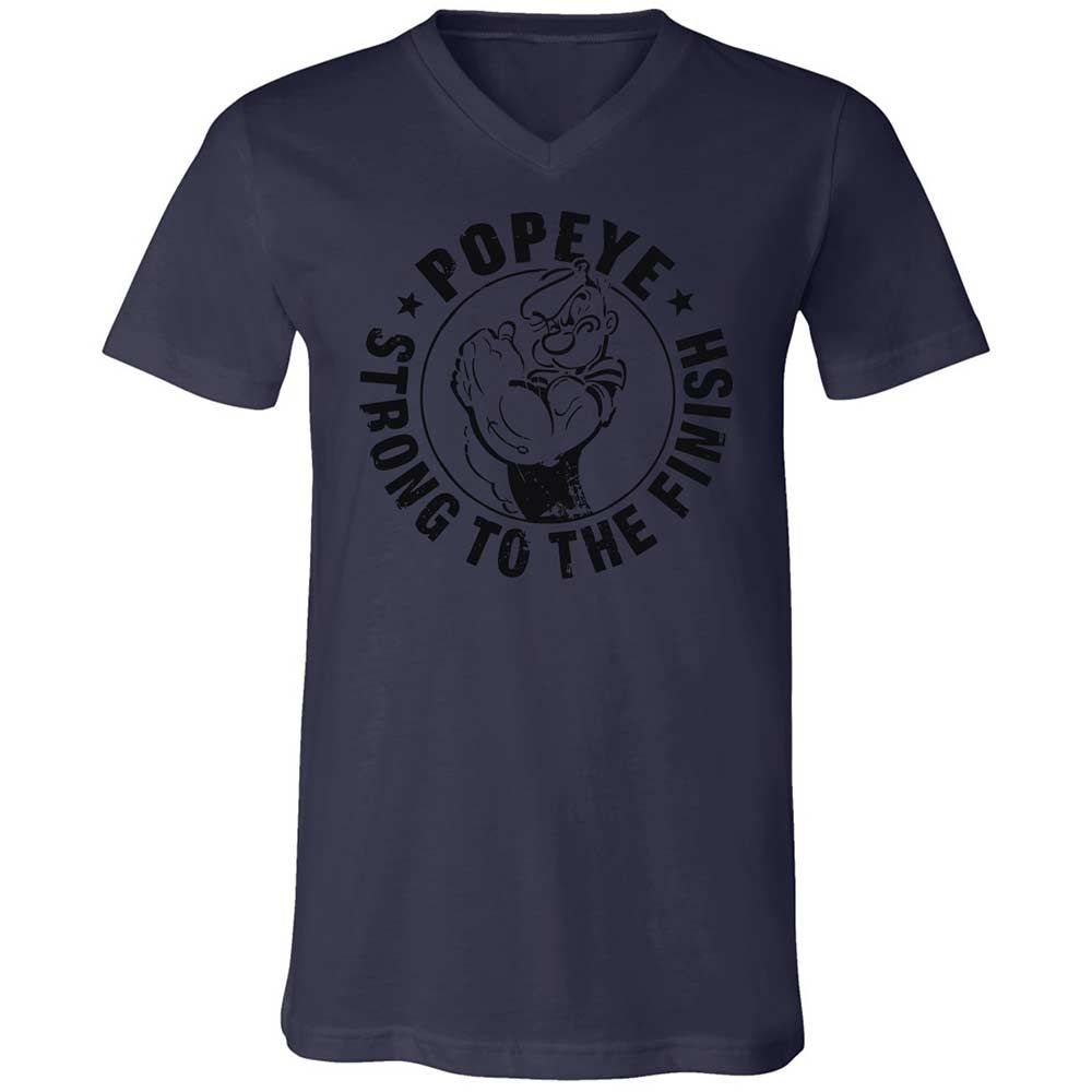 Unisex V-Neck T-Shirt - 76V52N1L - Navy - 12