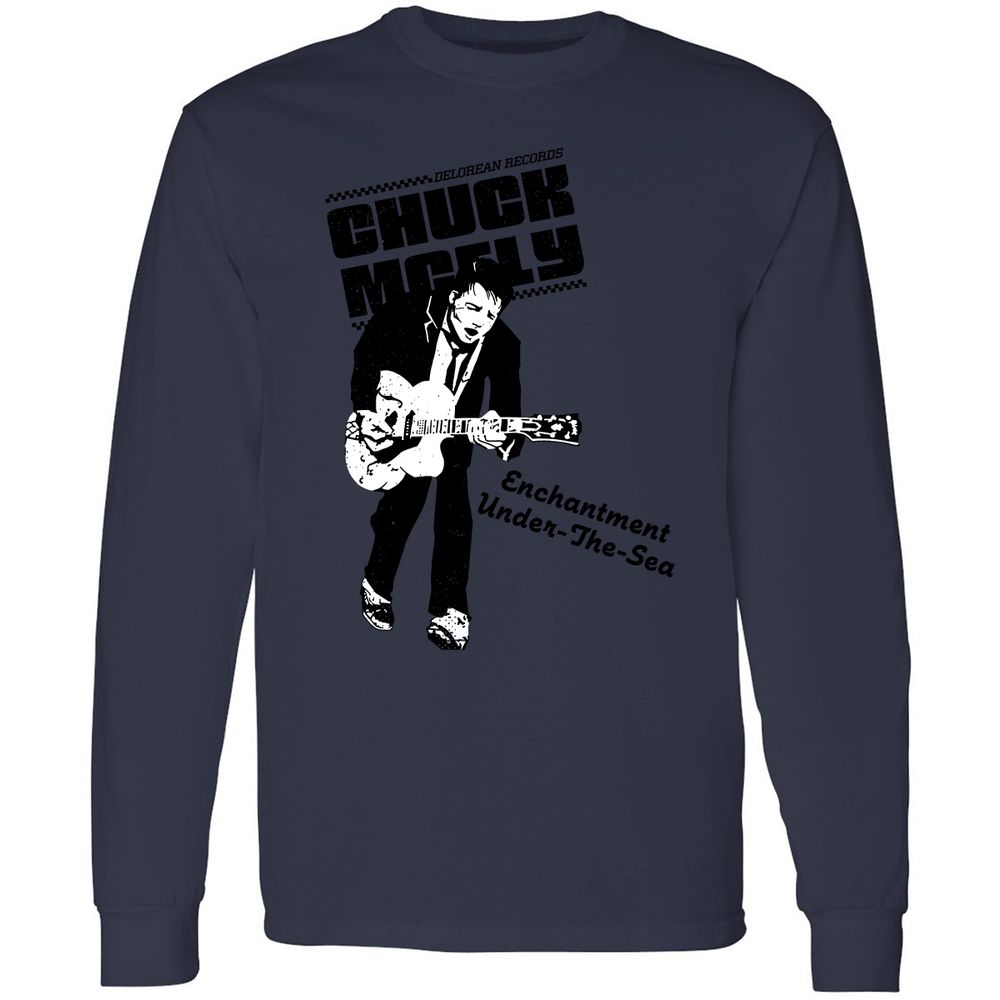 Long Sleeve T-Shirt - W6XM8RGZ - Navy - 12