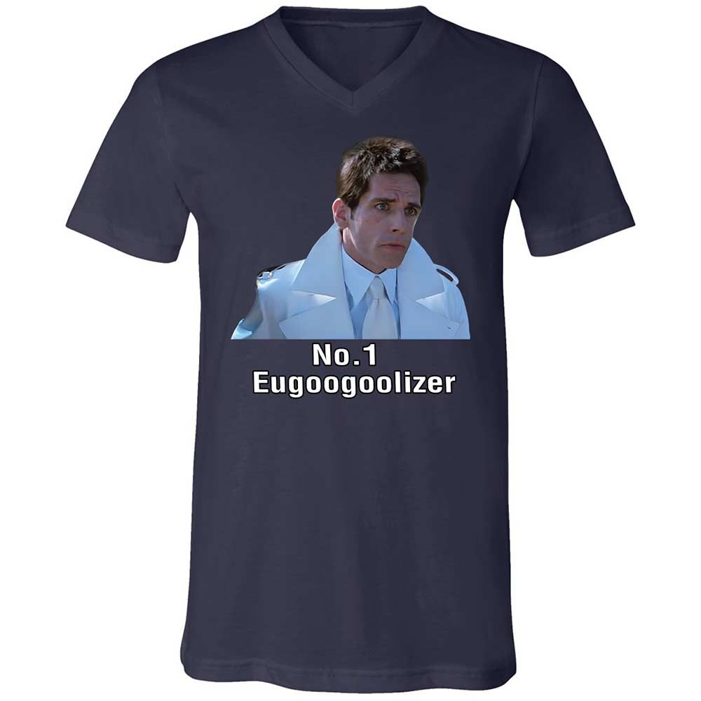 Unisex V-Neck T-Shirt - E49ULFDM - Navy - 12