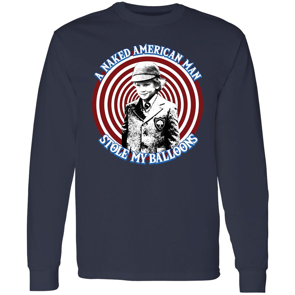 Long Sleeve T-Shirt - UBC7D3QC - Navy - 12