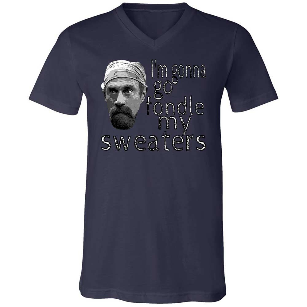 Fondle my sweaters - Navy - 12