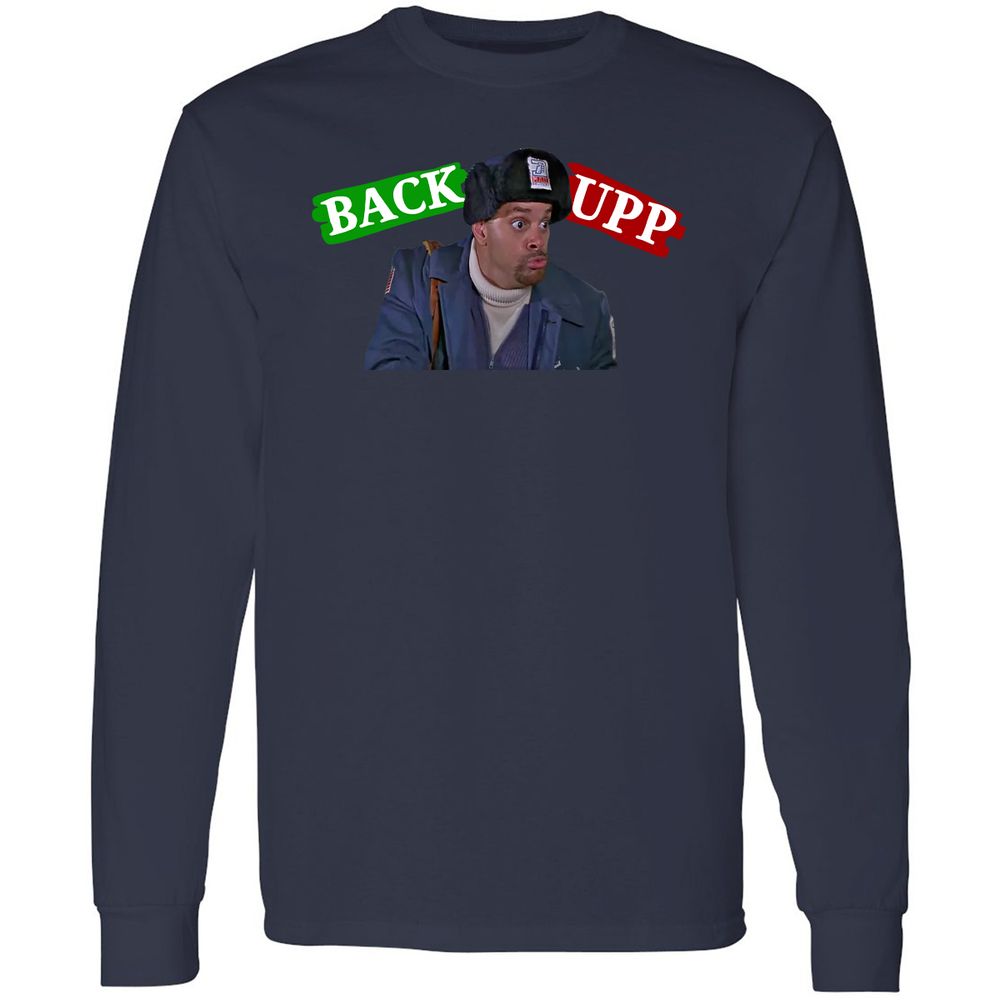 Long Sleeve T-Shirt - YWLQJCY9 - Navy - 12
