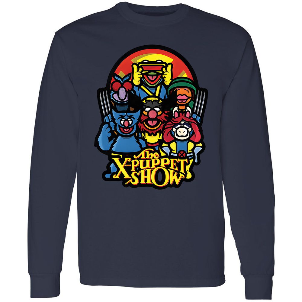 Long Sleeve T-Shirt - LFZVT7QH - Navy - 12